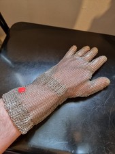 Manulatex Stainless Steel Chainmail Butcher Glove - Size M -  New