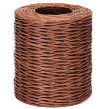 Floral Wire - 656 Feet Rustic Wrapping Wire, Paper Covered, 2Mm Brown, Ideal for