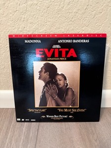 Evita LaserDisc 1996 Musical Drama Widescreen Madonna Antonio Banderas