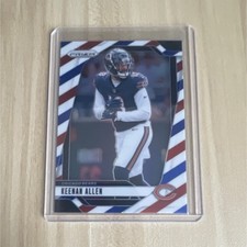 2024 Panini Prizm Keenan Allen Red White & Blue Prizm #49 Chicago Bears NFL