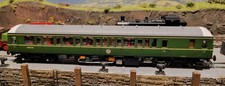 Dapol Class 122  Green with speed whiskers. DCC fitted, but will also run on DC.