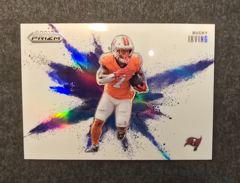 2025 Panini Prizm – Bucky Irving Color Blast #29 – SSP