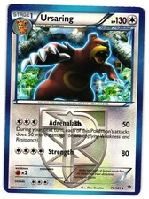 Pokemon TCG Ursaring 76/101 Uncommon Plasma Blast HP