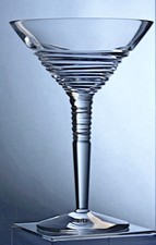  Jasper Conran Strata Stuart & Sons Cocktail  Martini Glass  + Bombay Stirrer