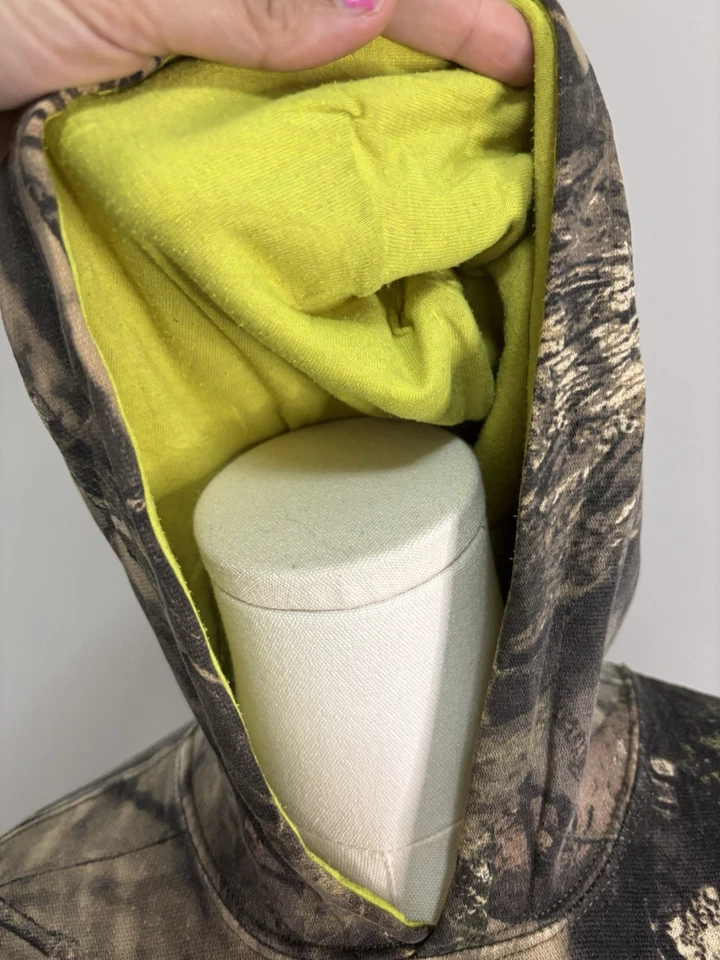 Moletom com capuz Youth extra grande carvalho musgoso sem cordão camuflado - Imagem 4 de 4