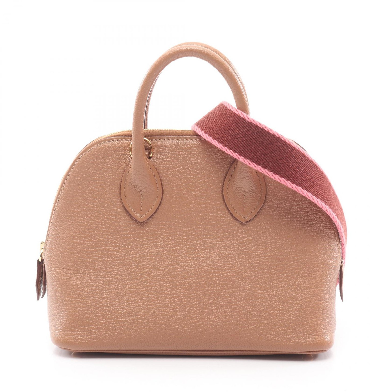 HERMES Bolide 1923 Mini shoulder crossbody Handbag B Chevre Chai Used GHW