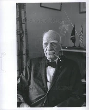 Press Photo Charles Stewart Mott Businessman Flint - dfpb15447