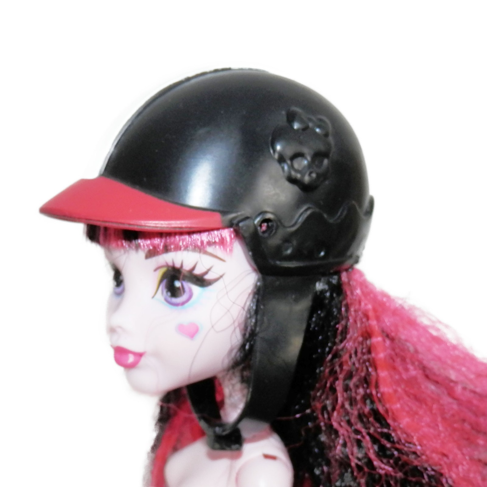 2011 Monster High Ghoulia Yelps Scooter Black Bike Helmet Ha