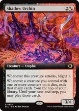 Shadow Urchin (Extended Art) NM EN 379 Lorwyn Eclipsed