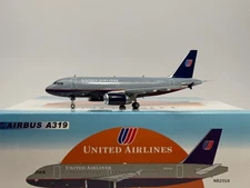 Inflight200 1:200 United Airlines Airbus A319 N820UA Battleship Grey IF319UA0523