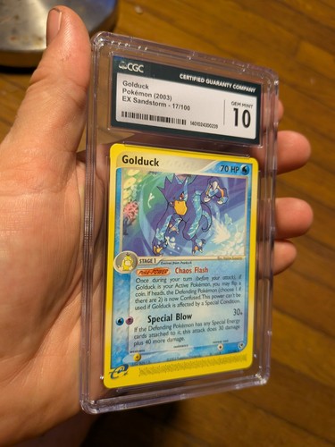 Golduck graded CGC 10 for sale on eBay