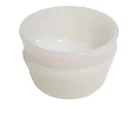 2 Vintage Anchor Hocking Fire King Custard Condiment Milk Glass Bowls