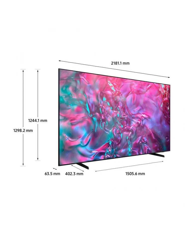 TV 98" SAMSUNG UE98DU9070 LED UHD 4K SMART WIFI HDMI USB BLUETOOTH HDR NO 8K - Immagine 3 di 4