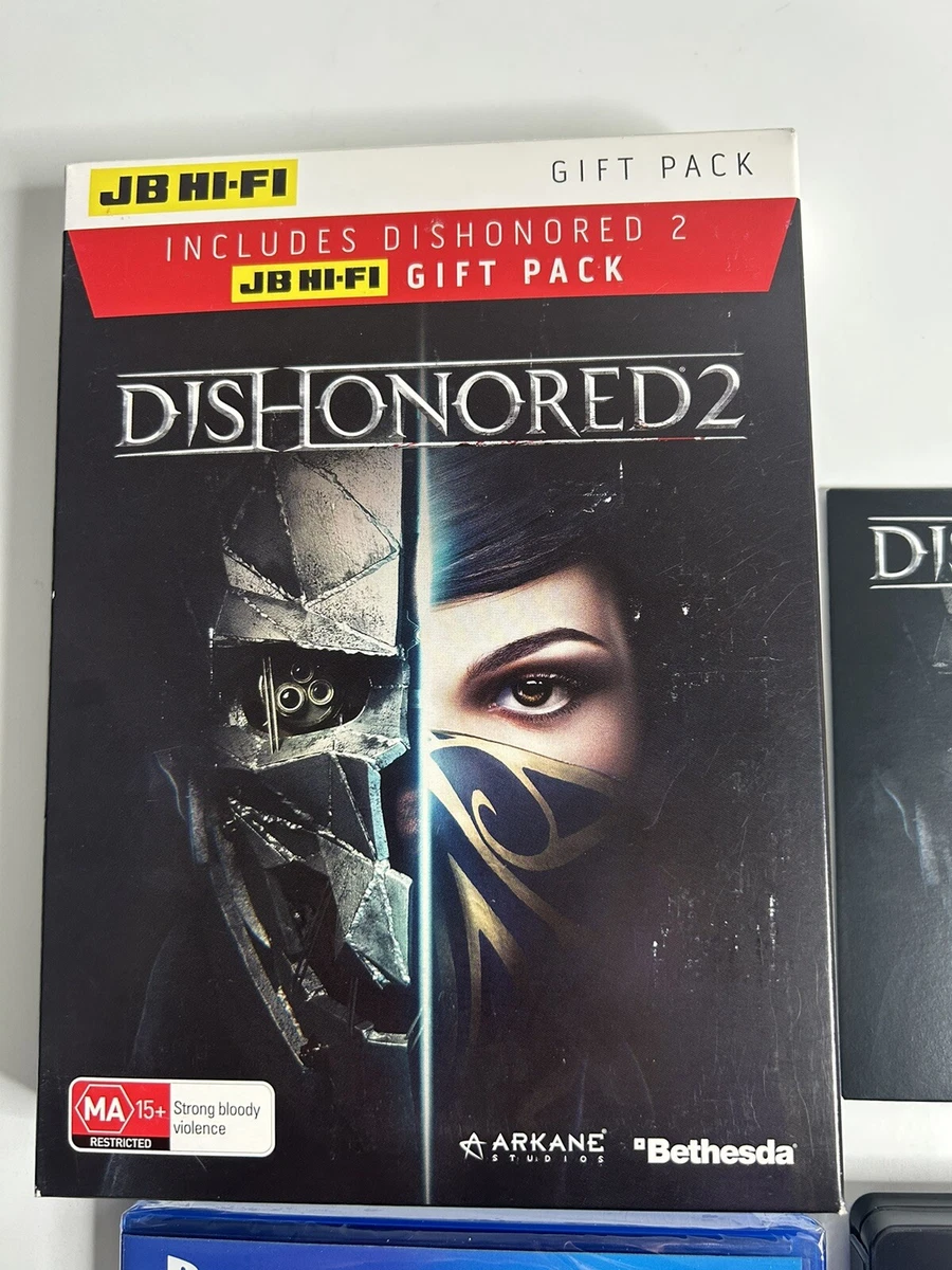 PS4 Dishonored 2 JB HI FI Gift Pack Sealed Game Steel Music CD AUS