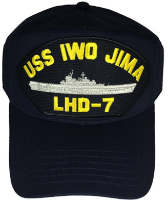 USS IWO JIMA LHD-7 HAT USN NAVY SHIP WASP CLASS AMPHIBIOUS ASSAULT