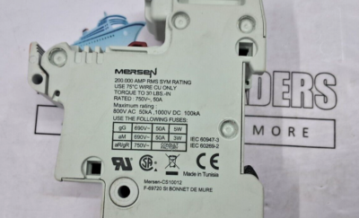 Ferraz shawmut ultrasafe us141 750v-50a mersen-cs10012 | eBay
