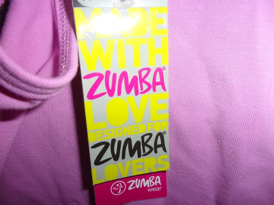 Camiseta sin mangas Zumba para mujer talla mediana Outta-My-Space espalda deportiva NUEVA Foto 3 de 4