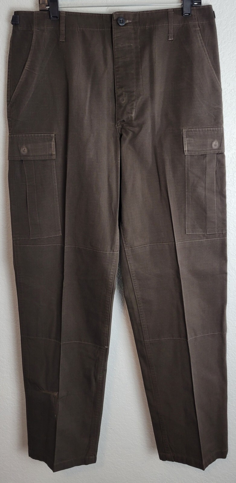 Propper Button-Fly Combat Trousers M 34X32 Brown Tactical Utility Cargo Pants