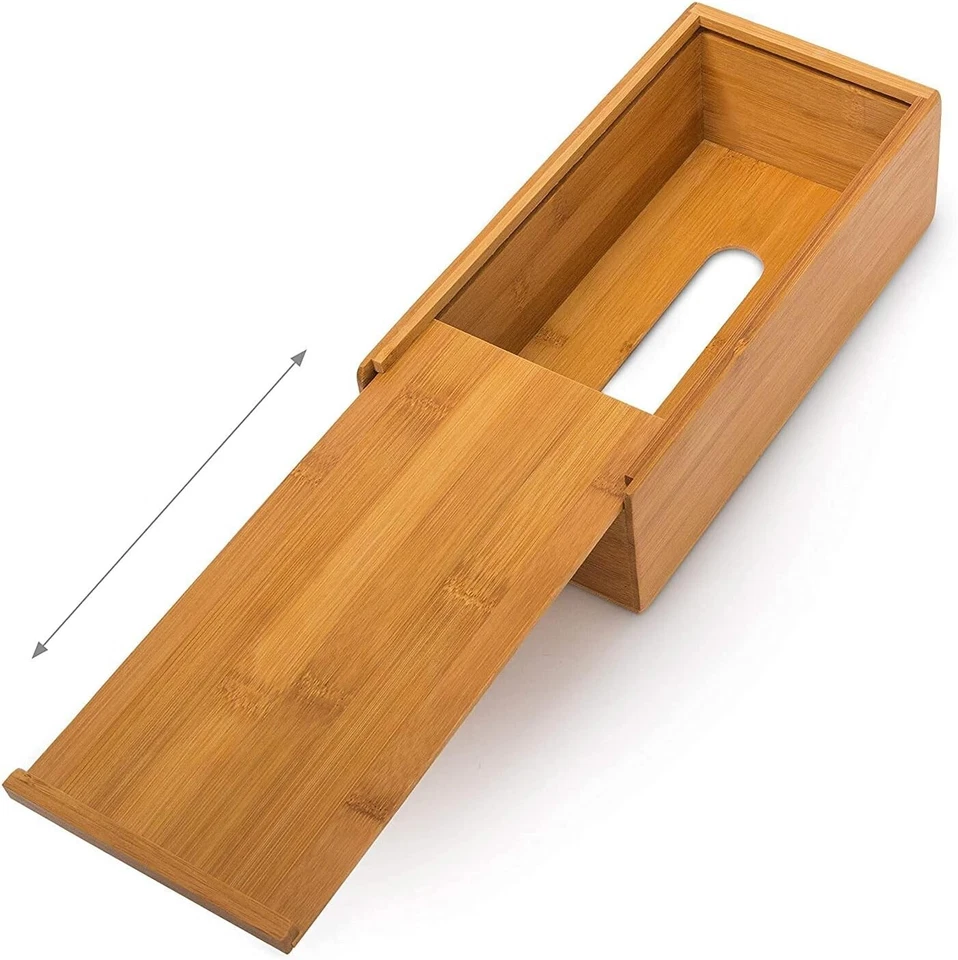 Scatola Porta Salviette, Elegante in Bambú, 24x12x8 Per Ristorazione - Immagine 3 di 3