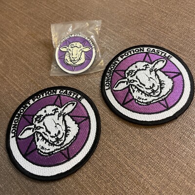 Longmont Potion Castle Lapel Pin Patches Prank Crank Call Comedy
