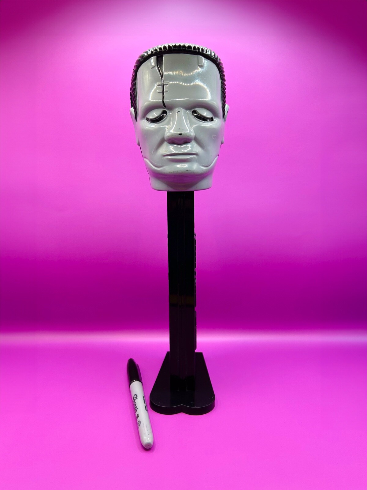 Giant 1 Foot Tall PEZ Dispenser Frankenstein Monster Used Nice Univeral Monsters