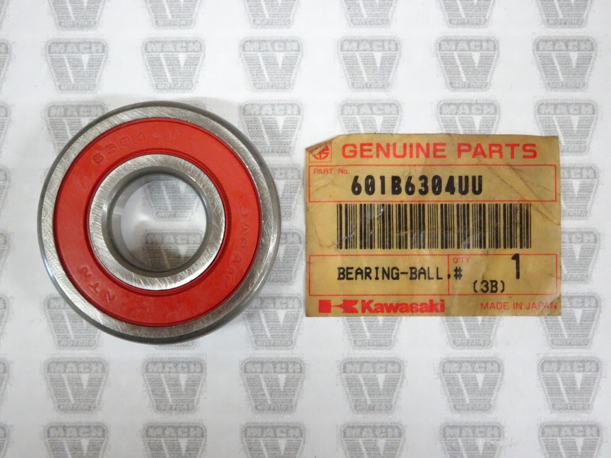 N Kawasaki NOS NEW 601B6304UU Ball Bearing #6304UUC KZ KLZ VN ZG ZR