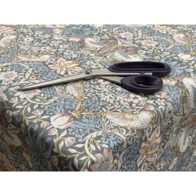 William Morris Strawberry Thief In Grey Matte Finish Oilcloth Wipe - View #11