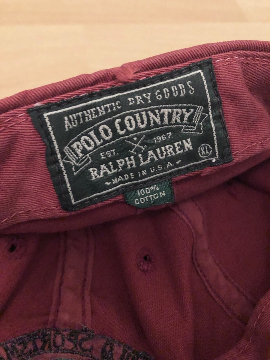 ポロカントリー　LLサイズ Vintage Ralph Lauren Polo Country Sportsman Longbill Hat Cap