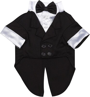 East Side Collection Dog GROOM TUXEDO Yappily Ever After Wedding Size Medium