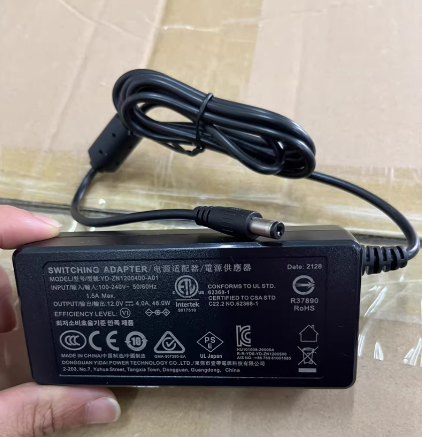 YD-ZN1200400-A01 12V 4A 5.5*2.1 AC Adapter Power Supply Charger | eBay