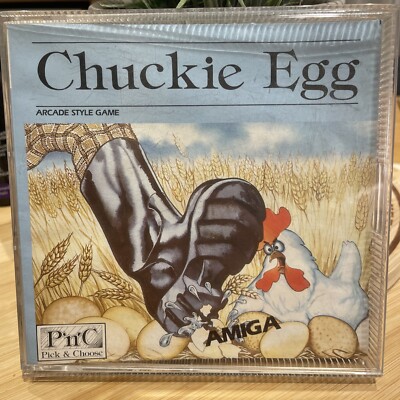  Amiga -- Chuckie Egg Spiel von PnC - Retro Spiel - sehr guter Zustand - getestet