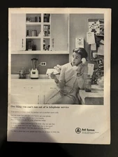 Vtg 1960s AD, American Telephone & Telegraph, AT&T Bell System