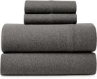 Sheet Set 4 Piece Queen Cotton Stretchable Ultrasoft Knit Bed Linen Bedding Us