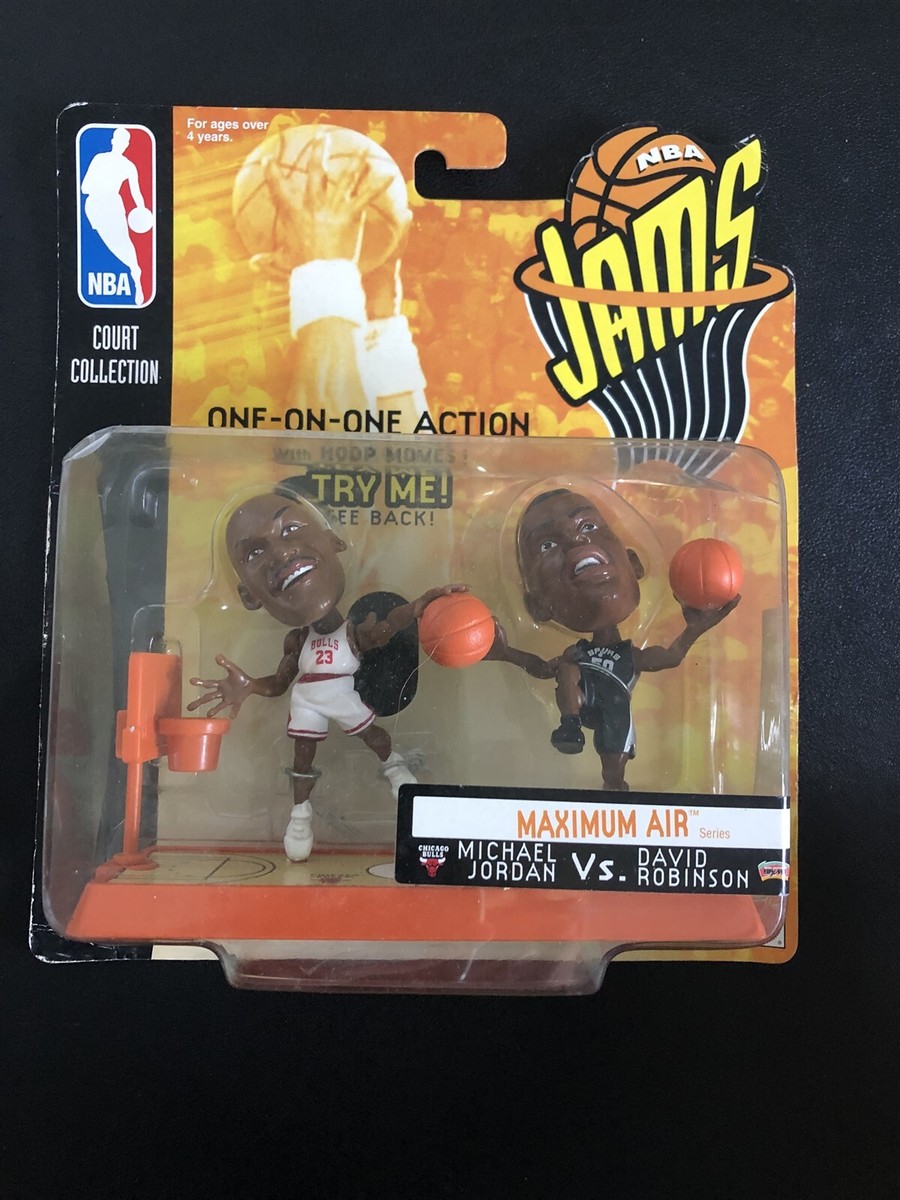 90‘s NBA JAMS フィギュア ロッドマン アイバーソン ロビンソンなど NBA Jams Maximum Air Michael Jordan and David Robinson One on One