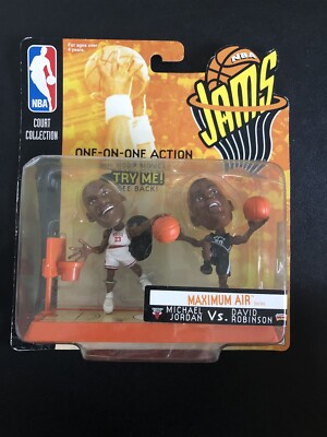 90‘s NBA JAMS フィギュア ロッドマン アイバーソン ロビンソンなど NBA Jams Maximum Air Michael Jordan and David Robinson One on One