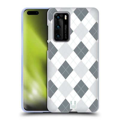 HEAD CASE DESIGNS ARGYLE SOFT GEL CASE FOR HUAWEI PHONES 4