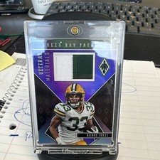 2020 Panini Phoenix - Veteran Materials Purple #1 Aaron Jones /35 (MEM)
