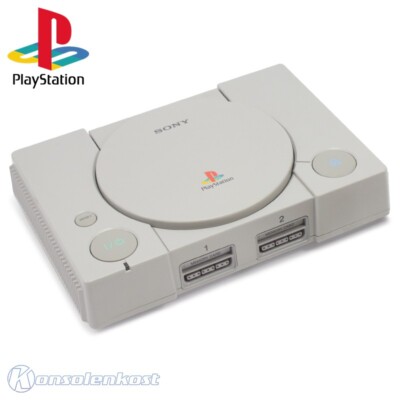 PS1 Konsole SCPH-1002 mit Cinchausgängen Original Controller