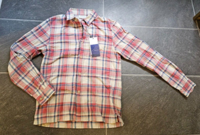 NWT JOHN ELLIOTT MEN'S SLY COTTON STRAIGHT HEM PLAID SHIRT SZ 1
