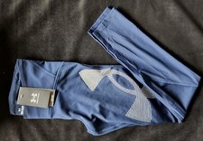 UNDER ARMOUR WOMEN'S UA FLY FAST RUNNING GRAPHIC LEGGINGS NAVY  1378912-NWT