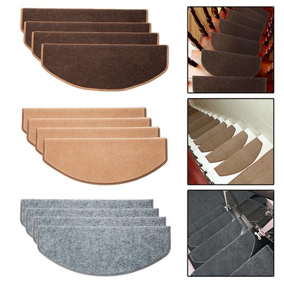 1 5 13pcs Non Slip Adhesive Carpet Stair Treads Mats Staircase