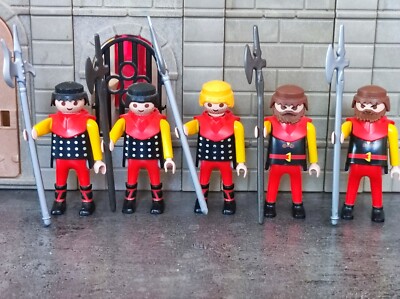 Lot Playmobil Chevaliers - Moyen Âge - Set Complet D'occasion