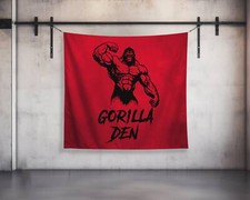 Custom Gym Tapestry  Motivational Wall Art  Home Gym Flag