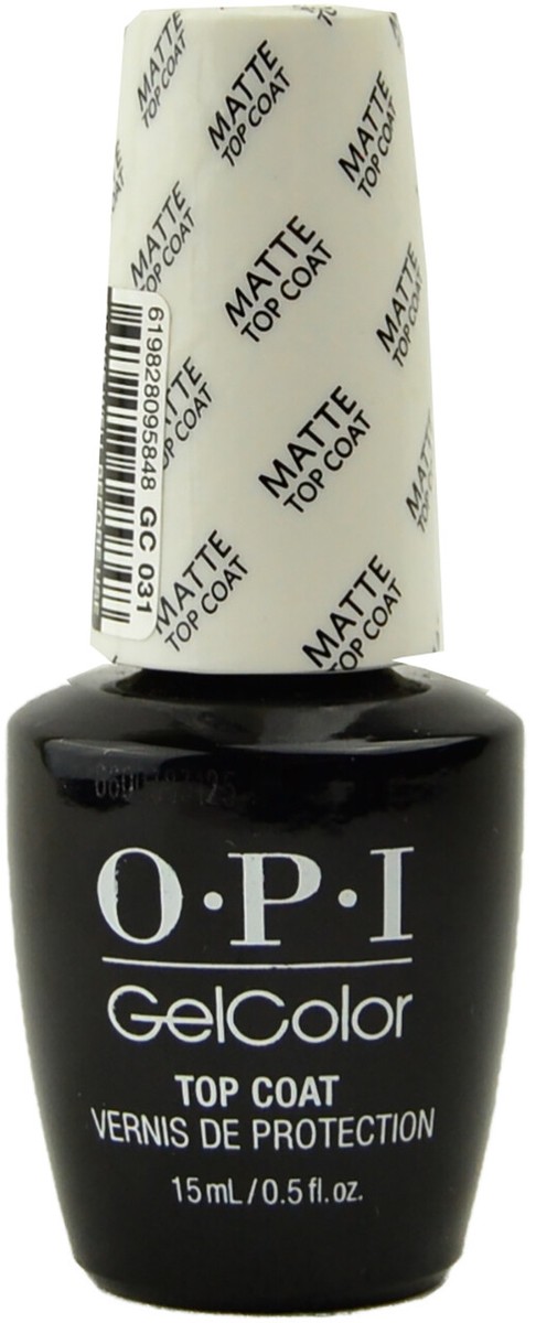 OPI Gelcolor MATTE Top Coat GC 031 GEL Polish Professional Product 15ml
