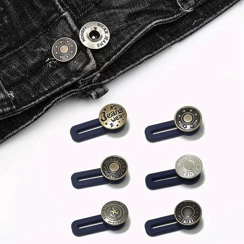1/2pcs Jeans Waist Extension Buttons Suitable For Denim Skirts And Trousers AU