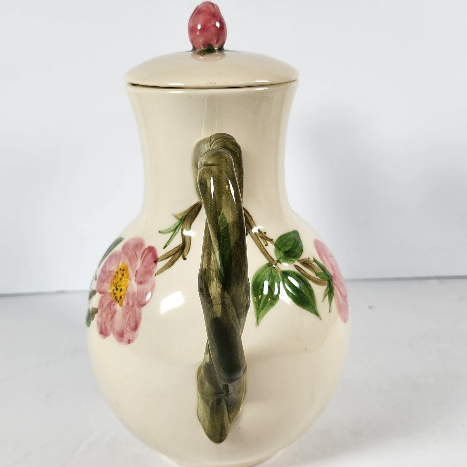 Vintage Franciscan Desert Rose Coffee Pot & Lid 8.75" Tall As Is eBay