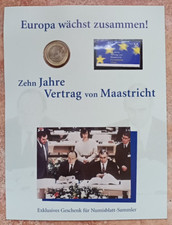 Niemcy 2003 List numizmatyczny, Europa rośnie razem, 10 lat traktatu z Maastrykiem
