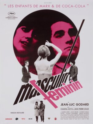 Masculin Feminin R2023 French Petite Poster