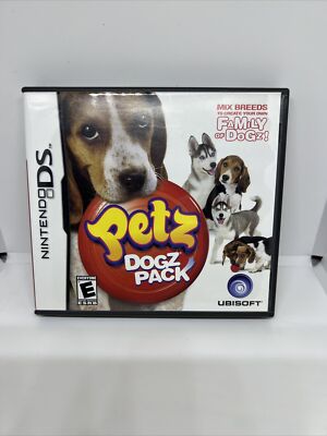 Petz Dogz Pack Nintendo DS Complete Authentic Tested & Working