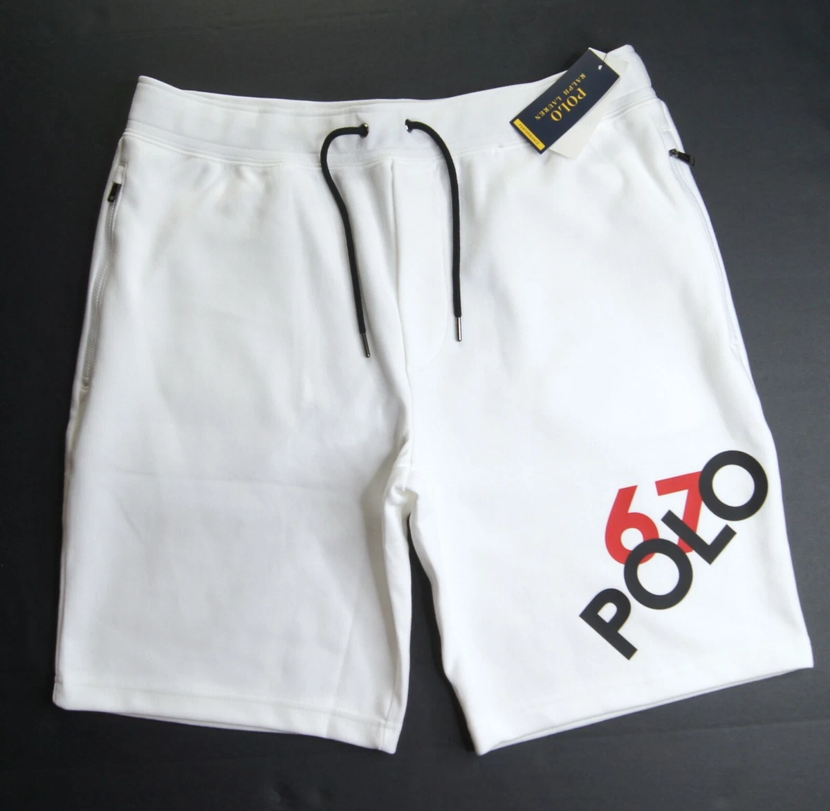 POLO RALPH LAUREN Men s White Polo 67 Logo Double Knit Performance